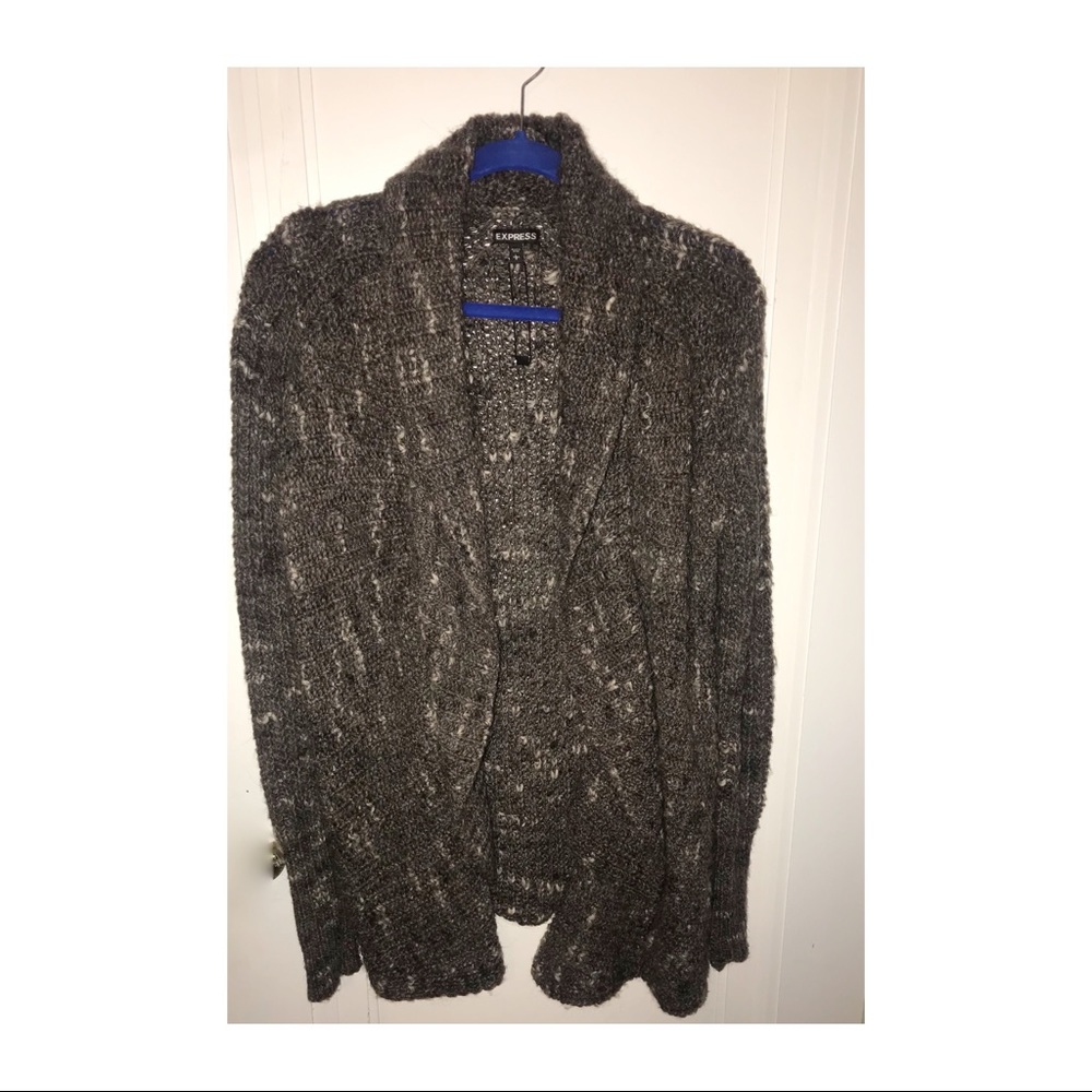 Express Wool Sweater Cardigan